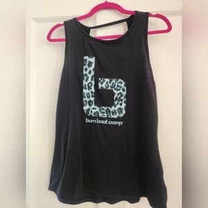 Burn Boot Camp Black Tank Top